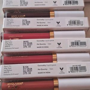 Myglamm Lit Liquid Matte Lipstick Combo Of 5