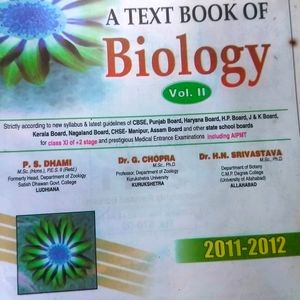 Pradeep Text Book In Biology Vol 2