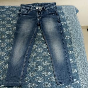 Skinny Blue Jeans Just Use Few Times Only