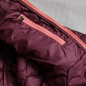 Woodland Women Rose Brown Quilted Jacket