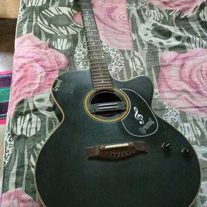 Matte Black Guitar