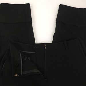 Dark Black Ankle Length Trousers