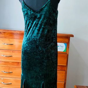 Korean Velvet Dress