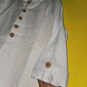 White Formal Kurti