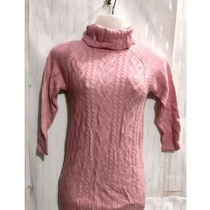 Beautiful High Neck Sweater For Girl