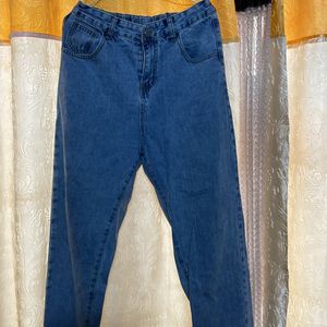 Jeans With Eastic Waist Band