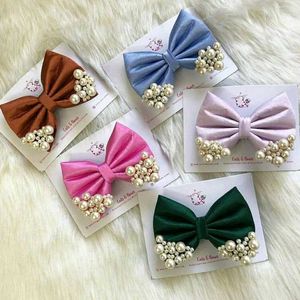 Beads Bow Clip