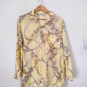 Yellow Printed Top (Women's)