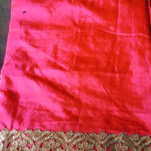 Silk Saree With Grand Embroidery