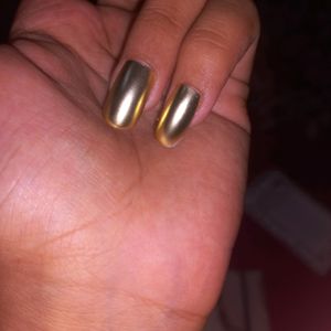 Golden Fake Nails💛🌟