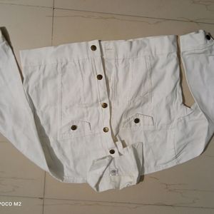 White Denim Jacket