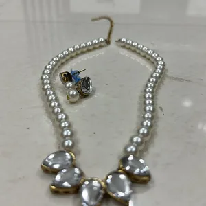 Gold Plated Pearl Set