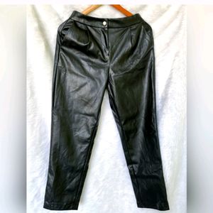 Only faux leather pants