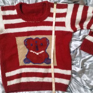 Hand Knitted Warm Sweater For Kids