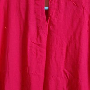 XXL Libas Pink Kurta for Festive/ Daily Wear