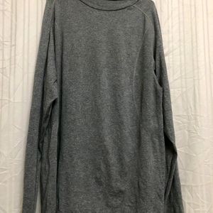 Grey Round Neck T Shirt