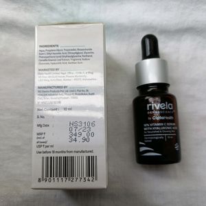 Rivela 10% Vitamin C Serum with Hyaluronic Acid