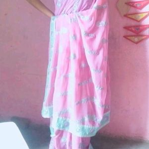 Pink Saree For Women