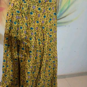 Skirt N Blouse (Yellow Floral)