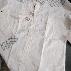 Original Brand Chikankari Hakoba Design Shirt