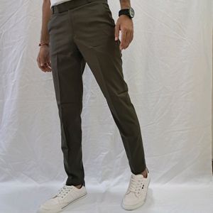 Kaulin 1059 Men's Brownish Grey Formal Trouser