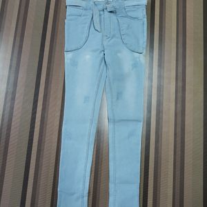 W-26 Size-30 Slim Fit Women Denim Jeans