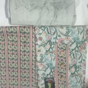 Cotton Rayon With Dupatta Suit