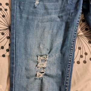 Kraus JEANS, Low Waist, Distressed