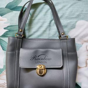 Pretty Grey Hand Bag For Women