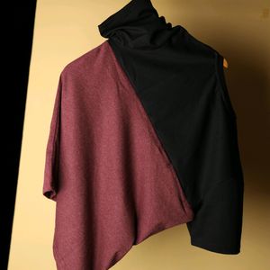 Beautiful Wine Black Tshirt For Men