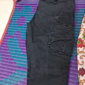 Black Cargo 32 Waist Lightly Used