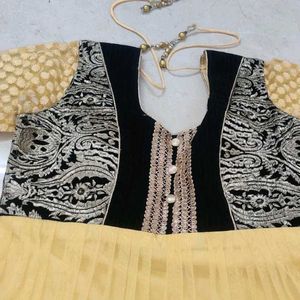 Yellow Anarkali