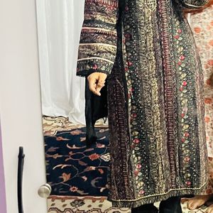 Pakistani Suit Black Printed