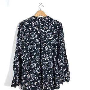 Black Printed Shirt(Women's)