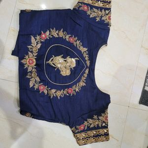 Heavy Pure Silk Zardosi Blouse