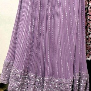 Fix Price Latest Lavender Heavy Mirror Work Lehnga