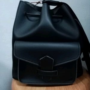 Leather Bucket Bag