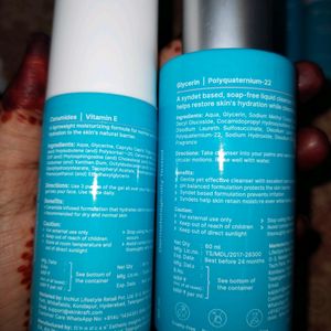 Skinkraft Combo Cleanser Or Moisturiser