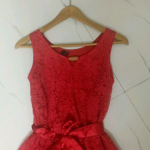 Red Lace Dress