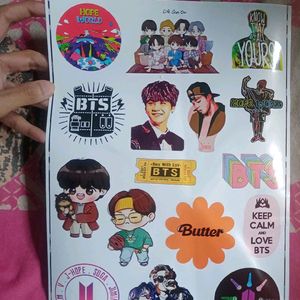 100 BTS Stickers