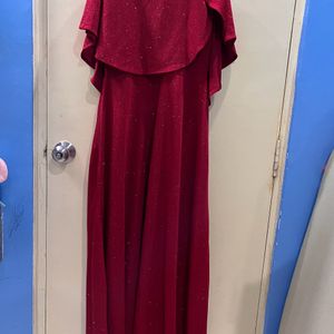 New Without Tag Maroon Long Gown