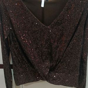 A Sequins Party Wear Top