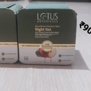 2 Lotus GlycoBoost Radiant Skin Night Gel