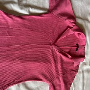 women Pink Dress