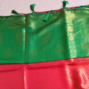 New Silk Saree With Blouse