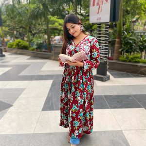 ALIA CUT CHIKANKARI GOWN