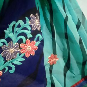 Embroidery Saree