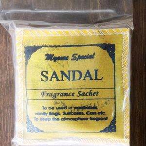 Sandal Fragrance Sachets( Pack Of 6nos Sachets)