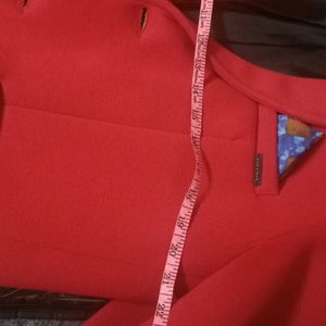 Zara Coat Red Colour Brand New Condition