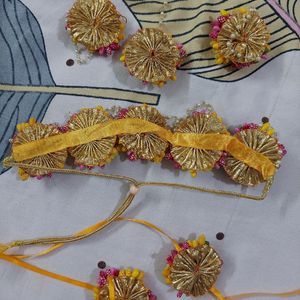 Brand New Haldi Jewellery Set